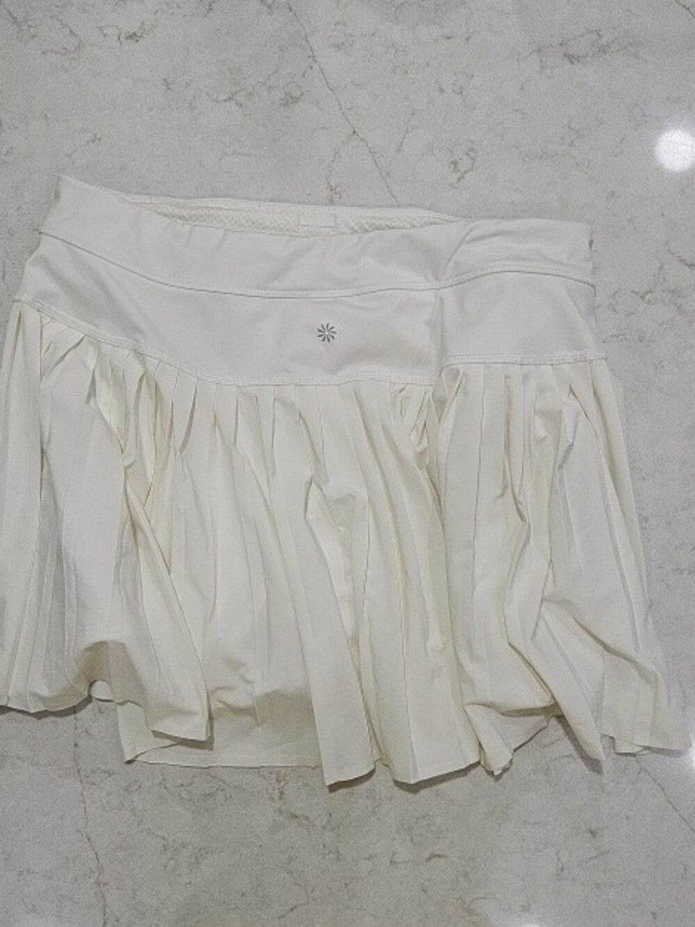 Athleta White Circle Skater Tennis Skirt - Picture 2 of 3